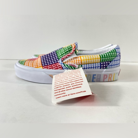Vans Classic Slip-On Pride Sneakers - Picture 4 of 8